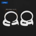 2 Pcs Adjustable Double Snap Grip Hose Clamps Plastic 30 4-33 Mm 1 2-1 3 Inches Inner Dia Several Ratcheting Tubing Clamp For
