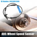 Uxcell 1pcs Front Left Right Abs Wheel Speed Sensor For Mini Cooper 1 6l 2007-2015 No 34526851500
