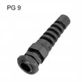 Uxcell Pg9 Cable Gland Waterproof Ip68 Nylon Joint Adjustable Locknut With Strain Relief For 4-8mm Dia Wire 5pcs