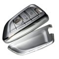 Sleek Metallic Silver Key Fob Cover For Bmw 1 2 3 4 5 6 7 M Series X1 X2 X3 X3m X4 X4m X5 X6 M8 M7 M6 M5 M4 M3 M2 M1 M240i 330i 