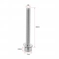 Uxcell M4 X 40mm Stainless Steel Hex Socket Head Cap Screws Bolts Combine With Spring Washer And Plain Washers 10pcs
