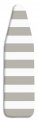 Whitmor Ironing Board Cover With Pad Paloma Gray Stripe Cotton 54 L X 13 W 0 25 H 