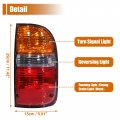 Uxcell Right Side Tail Light Assembly For Toyota Tacoma 2001 2002 2003 2004 Replace No 8155004060 81550-04060 Rear Brake Lamp