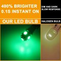Glofe Green T10 Led Bulbs Dash Lights Dashboard Instrument Panel Cluster Gauge 2825 194 W5w Car Interior Lamp With Twist Lock