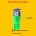 Glofe Green T10 Led Bulbs Dash Lights Dashboard Instrument Panel Cluster Gauge 2825 194 W5w Car Interior Lamp With Twist Lock