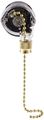Pull Chain Switch Off-on-on-on Circut Function Sp3t Brass Actuator 6 3 Amps At 125 250 Vac 