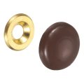 20 Pcs 16 8 Mm Decorative Caps Cover Nails Zinc Alloy Screw Covers Mirror Fixing Screws For Mirrors Coffee Tables Wooden Or 