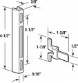 Prime-line A 140 Aluminum Screen Door Latch And Strike For International Window Company Single Pack