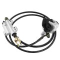 Pro Bat Go Kart Rear Hydraulic Brake Caliper Assembly With Pads For 50-125cc Taotao Atv Quad