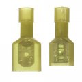 Baomain Female Male Fully Insulated Wire Crimp Terminalas Nylon Connectors Wiring Spade100pcs 