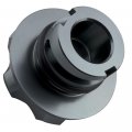 Vms Racing Gunmetal Oil Cap With Real Black Carbon Fiber Emblem In Cnc Machined Billet Aluminum Compatible Chevy Chevrolet
