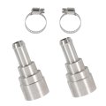 2 Sets Of Heater Core Coolant Hose Connectors Replacement For Silverado Tahoe Suburban 1998-2014 15151875 15151873 15792820 