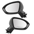 Towing Mirrors Glass Fit For 2016-2019 Cruze C V Left And Right Outside Rear View 39125813-pfm