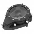 Httmt- 99-20 Gsxr1300 Black See Through Engine Stator Cover Compatible With Suzuk Hayabusa