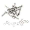 Motorcycle Engine Bolt Kits Fit For Trx400ex 400x 400ex 1999 2000 2001 2002 2003 2004 2005 2006 2007 2008 Stainless Screw Kit 