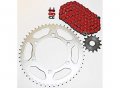 Fits Yamaha 1999-2014 Yz250 250 1999 Yz400f 400 F Red Chain And Sprocket 14 49 114l