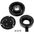 Ac Compressor Clutch Kit For Pontiac Grand Am 2 2l 2002 2005 And 3 4l Chevrolet Malibu G6 Alero Classic 5 Grooves 120mm Pulley 