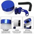 Safercctv Universal Motorcycle Brake Master Cylinder Oil Fluid Tank Reservoir With Bracket And Rubber Tubei Brake Pump Cup For