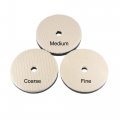 Uxcell 6 Wool Felt Sponge Polishing Pad Hook And Loop Buffing Wheel With Hole Coarse For Orbital Polisher Buffer 2 Pcs