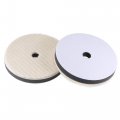 Uxcell 6 Wool Felt Sponge Polishing Pad Hook And Loop Buffing Wheel With Hole Coarse For Orbital Polisher Buffer 2 Pcs