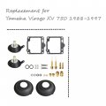 Waltyotur 2pcs Diaphragm Vacuum Carburetor Rebuild Kit Replacement For Yamaha Xv750 Virago