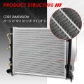 Dpi 13134 Factory Style 1-row Cooling Radiator Compatible With Soul 2 0l 10-11 Aluminum Core