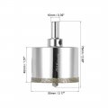 Uxcell Diamond Drill Bit 55mm Glass Hole Saw Core With Spotting For Ceramics Porcelain Tile Bottles Pots Brick