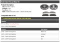 Front Ceramic Brake Pads And Rotor Kit Compatible With 2013-2019 Ford Explorer 2013-2014 Models Heavy Duty Brakes Only