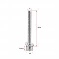 Uxcell M4 X 35mm Stainless Steel Hex Socket Head Cap Screws Bolts Combine With Spring Washer And Plain Washers 10pcs