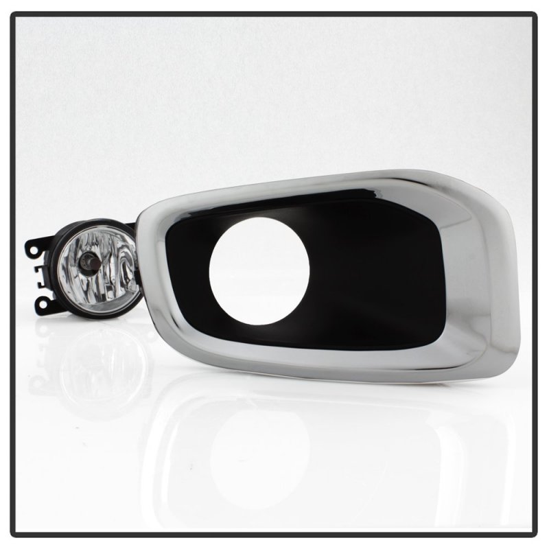 Chrome Bezel Oe-style Front Fog Light Driving Lamp Housing Assembly For 2015-2018 Jeep Renegade Power Switch Universal Wiring