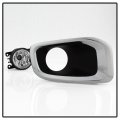 Chrome Bezel Oe-style Front Fog Light Driving Lamp Housing Assembly For 2015-2018 Jeep Renegade Power Switch Universal Wiring