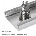Uxcell 3 Holes 16mm Aluminum Switch Button Station Box With A Pg7 Cable Gland And Mounting Base