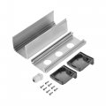 Uxcell 3 Holes 16mm Aluminum Switch Button Station Box With A Pg7 Cable Gland And Mounting Base