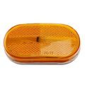 Partsam New Set Of 4 Amber Side Marker Clearance Light 6 Led Surface Mount For Boat Rv Camper 