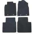 Floor Mats Carpet For Es300 Es330 2002-2006 4 Piece Set Front And Rear Interior Black Velour Plastic Direct Replacement 
