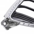 Hecasa Left Fog Light Bezel Compatible With 2016-2018 Kia Optima Side Front Lamp Cover Trim Lh Chrome Painted Replacement For