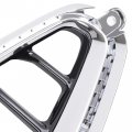 Hecasa Left Fog Light Bezel Compatible With 2016-2018 Kia Optima Side Front Lamp Cover Trim Lh Chrome Painted Replacement For