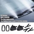 Uxcell 1 Set Windshield Washer Water Nozzle Spray No Bm5117666ab For Ford Focus 2010-2017