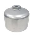 E-cowlboy 86mm 16 Flutes Oil Filter Wrench For Volvo And Bmw With Cartridge Style Housing Caps Removal Tool Socket Silver
