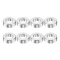 8pcs Aluminum Spacer 3 4 Od X 8 Id 1 Length Screw Standoff Bushing Plain Finish Unthreaded Round Metal For Screws Bolts And 
