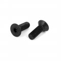 Uxcella M10 X 30mm Metric Hex Socket Countersunk Head Screw Bolts Black 10pcs