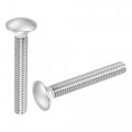 Uxcell 5 16-18x2-1 2 Carriage Bolt Round Head Square Neck 304 Stainless Steel 10pcs