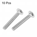 Uxcell 5 16-18x2-1 2 Carriage Bolt Round Head Square Neck 304 Stainless Steel 10pcs