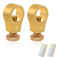 2pcs Car Battery Terminal Connectors Thickened Pure Copper Cable Ends Protector Clips Universal Negative Positive Top Post For 