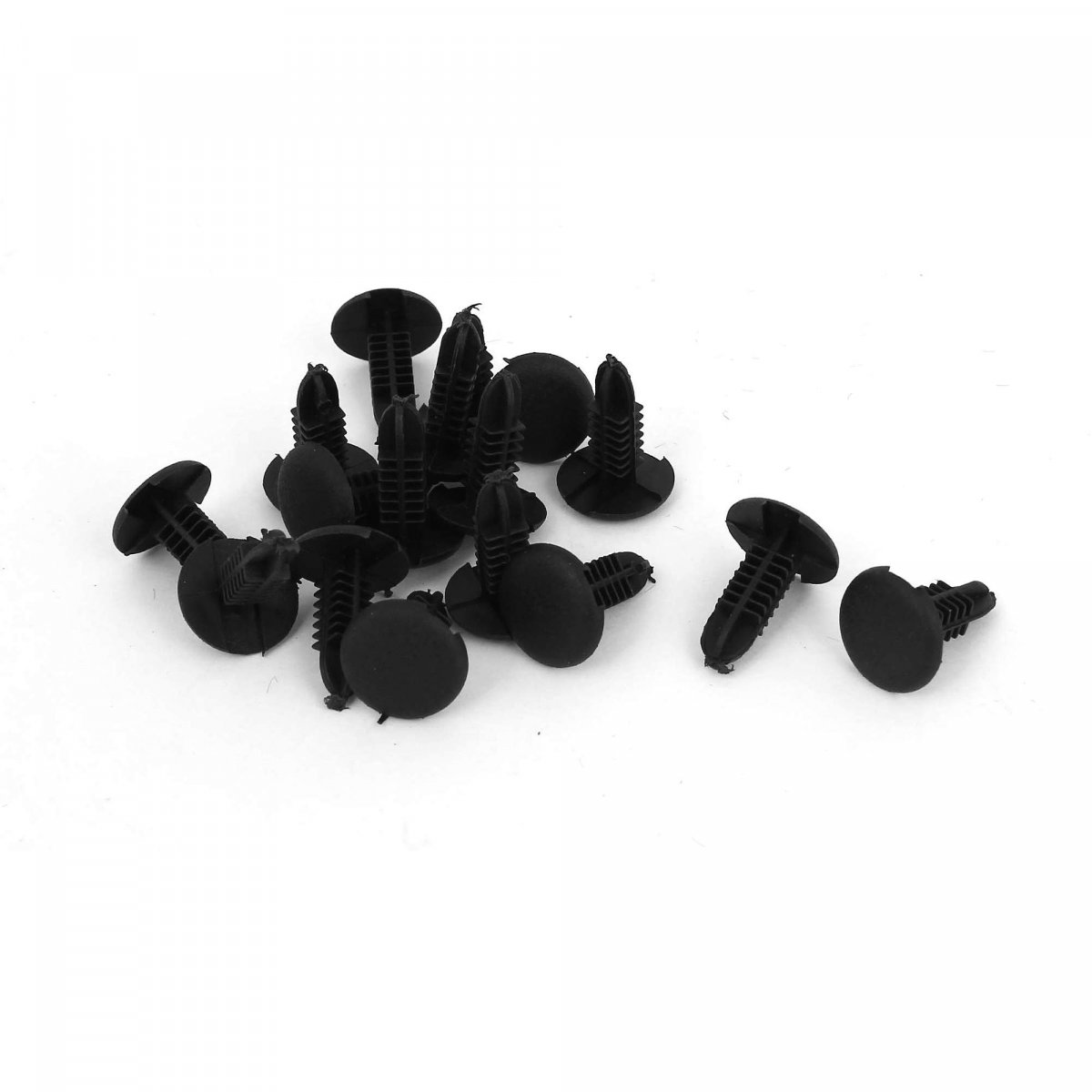 16 Pcs Black Plastic Rivets Clip 4mm X 5mm 15mm