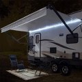 Recpro Rv Camper Motorhome Travel Trailer 16 White Led Awning Party Light W Mounting Channel Pcb 12v