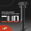 A-premium Set Of 6 Ignition Coil Pack And Iridium Spark Plugs Compatible With Hyundai Santa Fe 2007009 Kia Optima 2006-2010