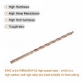 Uxcell M35 High Speed Steel Straight Shank Twist Drill Bit Gold Oxide 7 5mm Diameter 200mm Length
