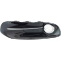 Fog Light Cover Bezel For Dodge Dart 2013 2014 2015 2016 Driver Side Black With Chrome Trim Dot Sae Compliant Ch1038140 