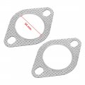 X Autohaux 2pcs 1 Inch Inner Dia 2 Bolts Gasket For Exhaust Manifold Downpipe